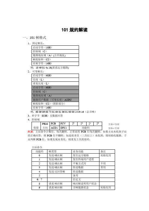 电网101规约解读