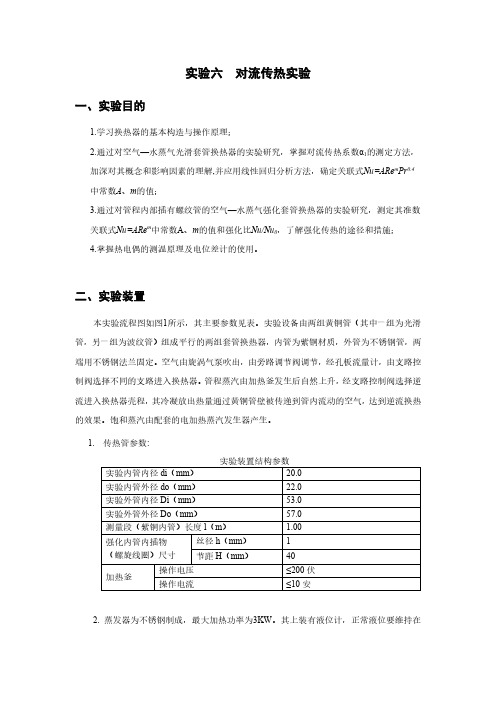 对流传热实验