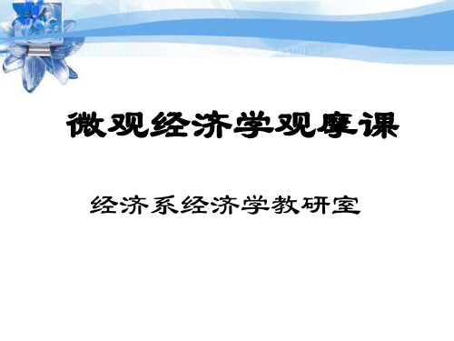 第六章 完全竞争市场