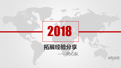 拓展经验分享——同心队0823