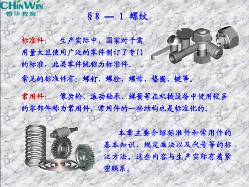 第八章 标准件和常用件的画法