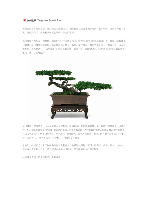 扬州盆景
