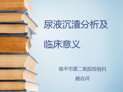尿液沉渣图谱分析