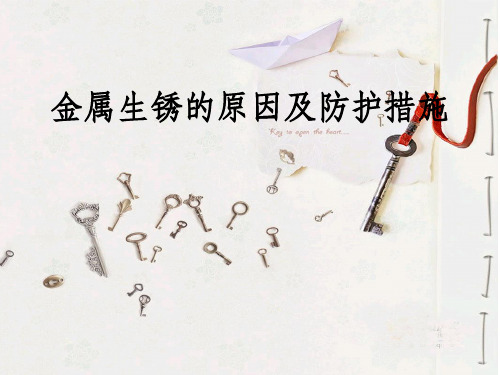 金属生锈的原因及防护措施ppt课件