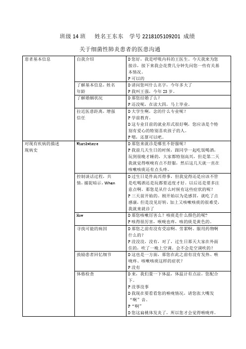 交流技能考试作业(模板)