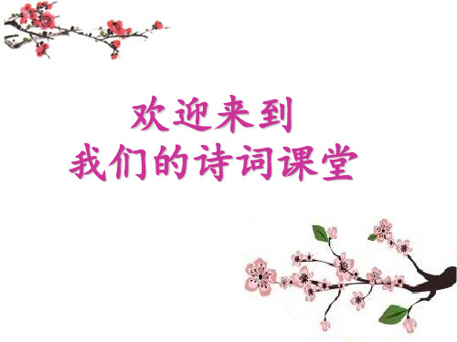 人教部编版八第六单元课外古诗词诵读《卜算子-咏梅》完美课件