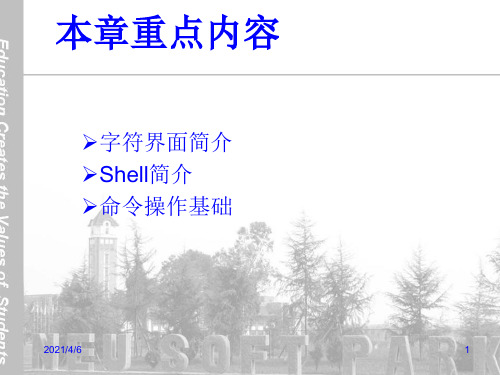 第4章---字符界面操作基础