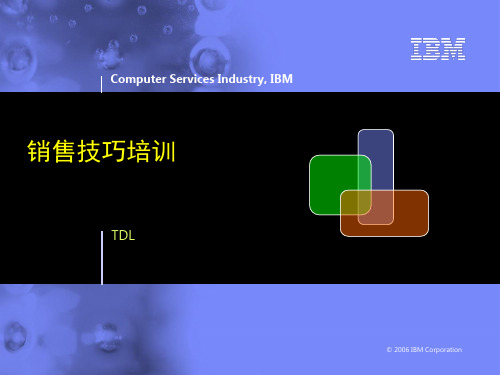 2020年IBM--销售技巧参照模板