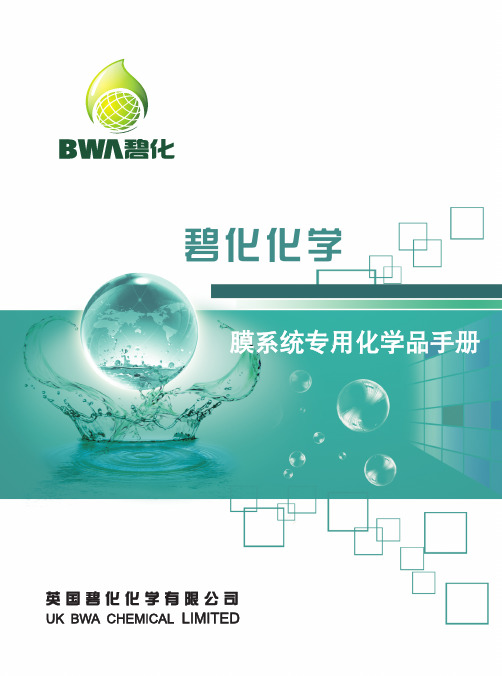 英国碧化水处理化学品技术手册2013