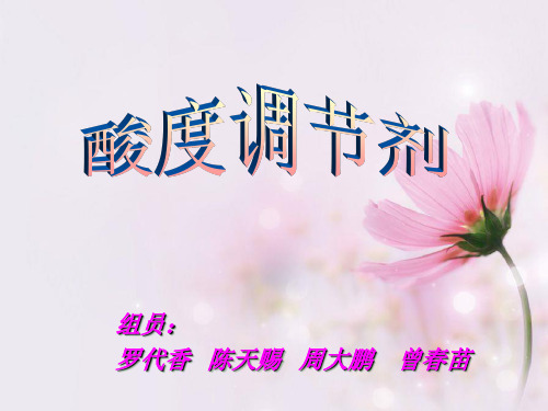 酸度调节剂