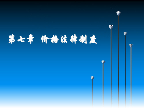 第七章--价格法