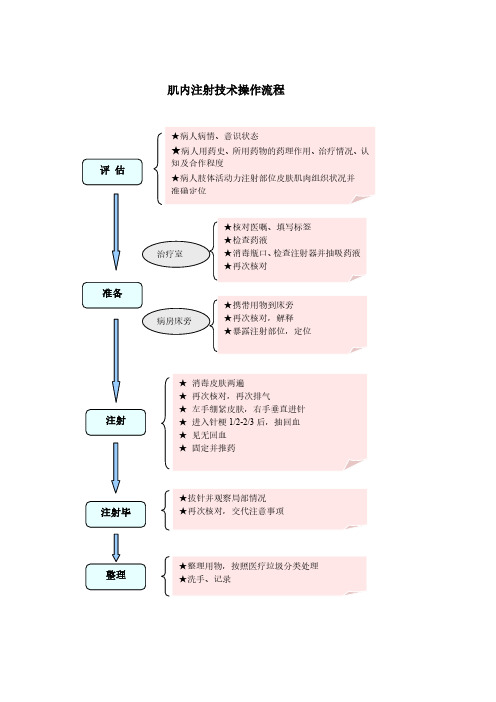 3.项目5  肌内注射技术操作流程