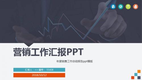 年度销售工作总结报告ppt模板
