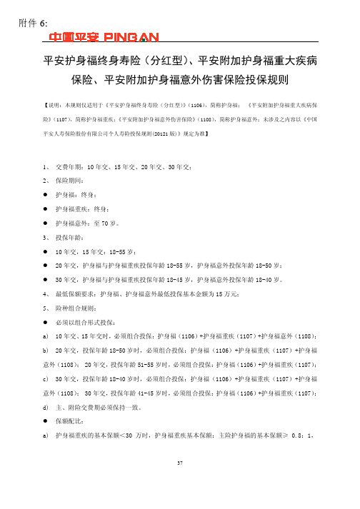 投保规则