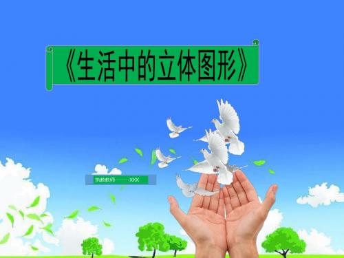 实验中学七年级数学公开课优质课件-生活中的立体图形