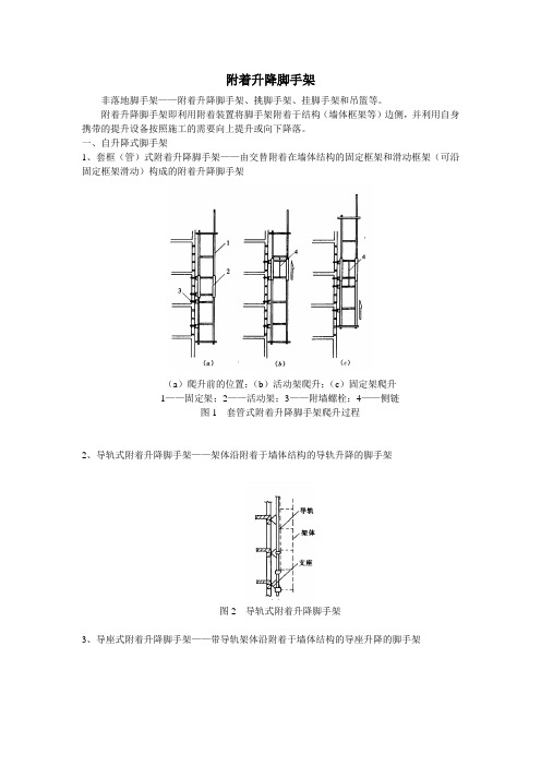 附着升降脚手架