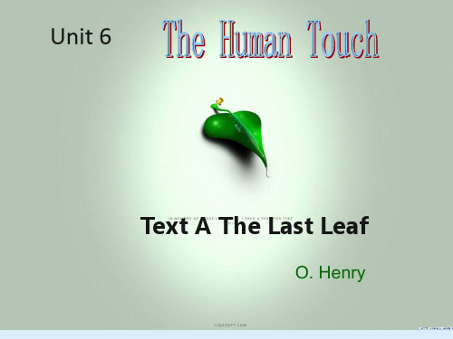 unit6 the last leaf