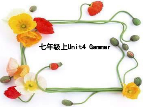 牛津译林版7A unit4 grammar (共34张PPT)