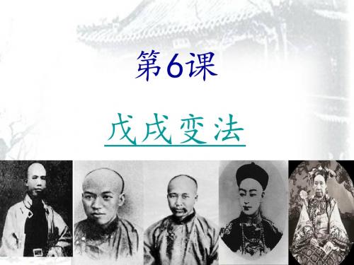 新人教版八年级历史上册《二单元 近代化的早期探索与民族危机的加剧  第6课 戊戌变法》优质课课件_13