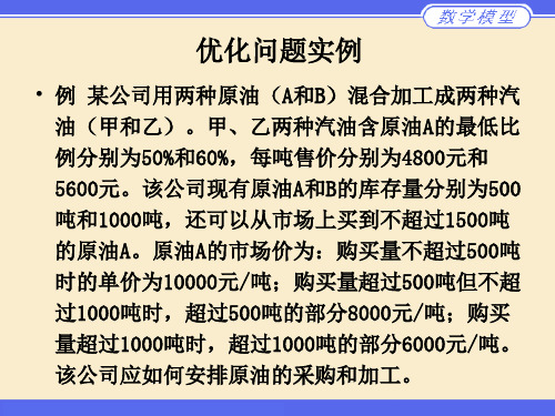 优化建模实例1