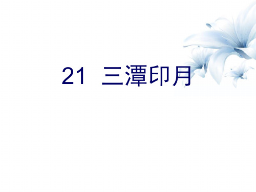 《三潭印月》 图文
