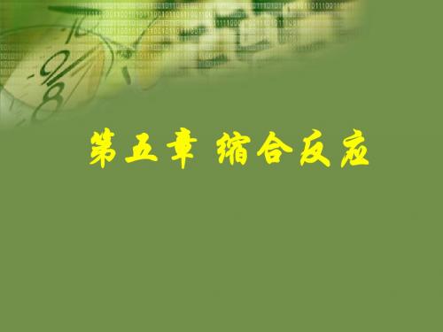第五章缩合反应