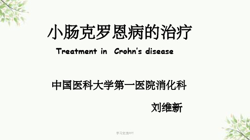 小肠克罗恩病诊断与治疗课件