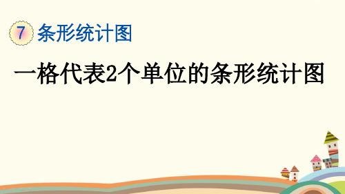 最新人教版四年级数学上册《7.2 一格代表2个单位的条形统计图》精品PPT优质课件