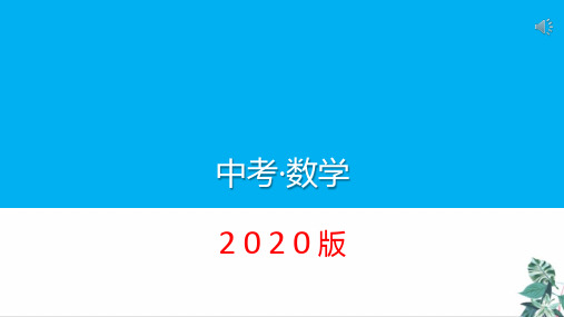 人教版初中数学学年中考复习专题(中考复习)类比思想应用(45页)