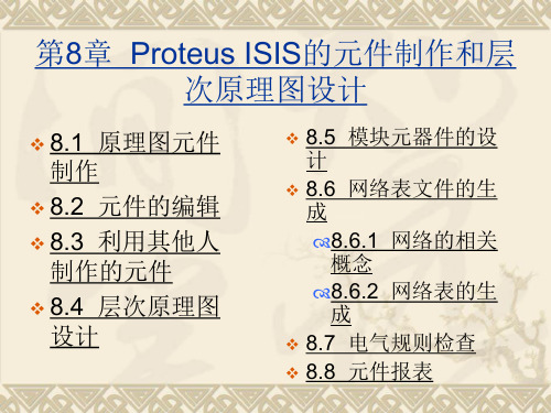 第8章  Proteus ISIS的元件制作和层次原理图设计_3