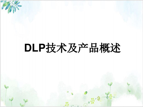 DLP技术与产品综合概述课件下载(PPT60张)