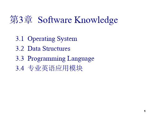 计算机专业英语第3章