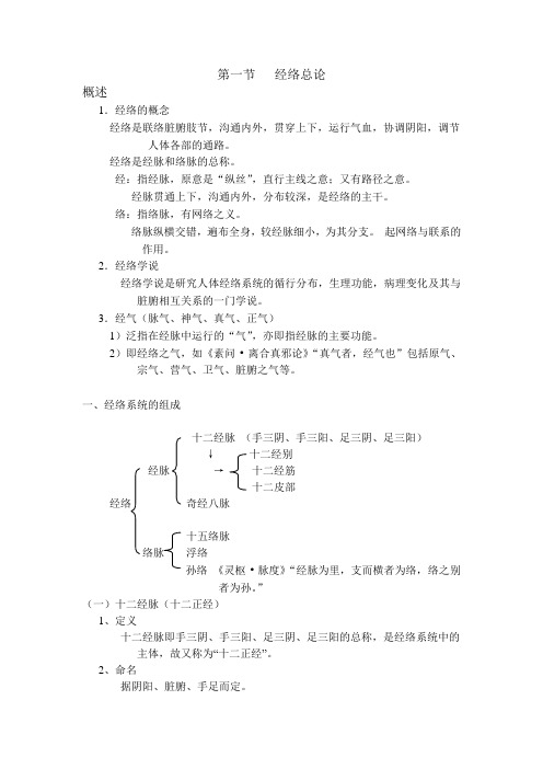 经络腧穴学经络总论