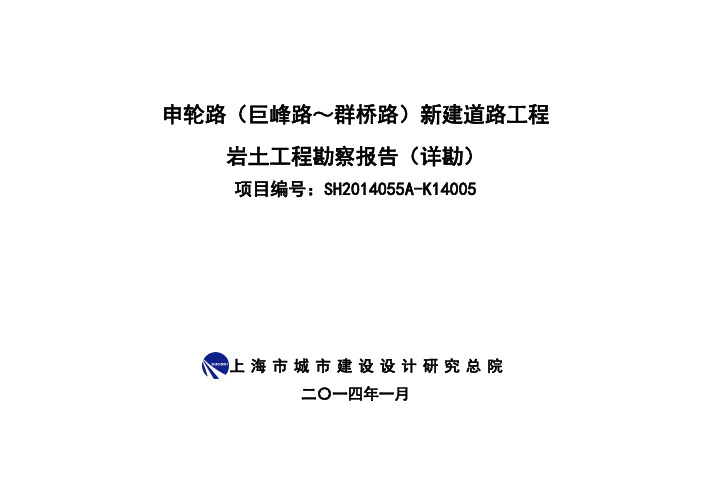 申轮路勘察报告全文