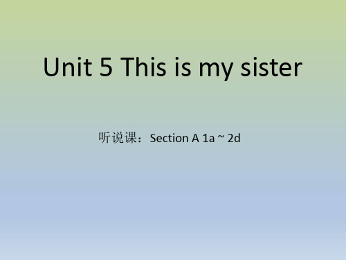 人教版(五四制)六年级英语上册Unit5SectionA(1a-2d)课件