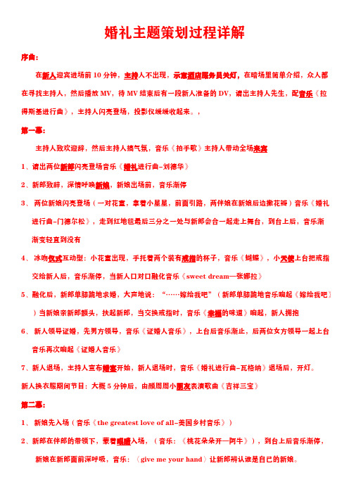 创意婚礼策划方案a婚礼当天流程表a高端主题婚礼策划方案a高端主题婚礼策划方案 (20)