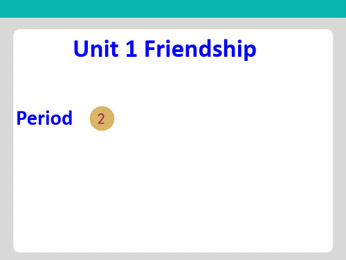2019-2020学年英语高中人教版必修1课件Unit 1 Period 2 (3)