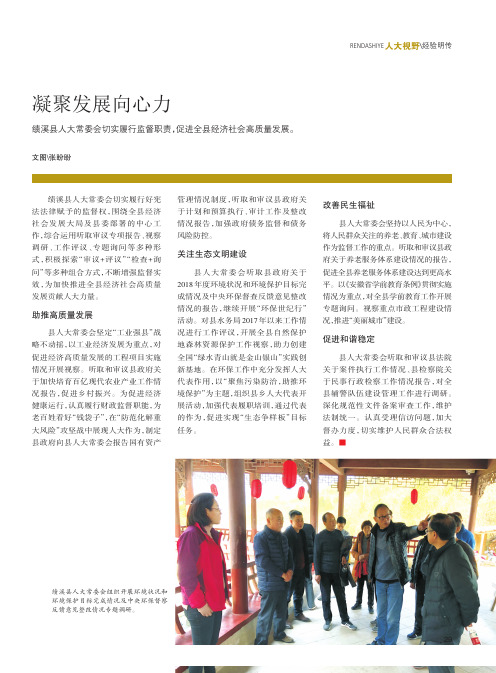 凝聚发展向心力