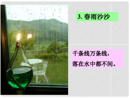 一年级语文下册 雨沙沙 2课件 沪教版