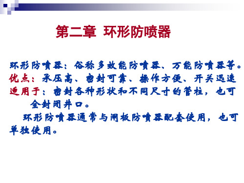 第二章  环形防喷器