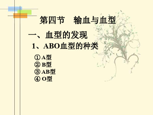 八年级生物输血与血型7(整理2019年11月)
