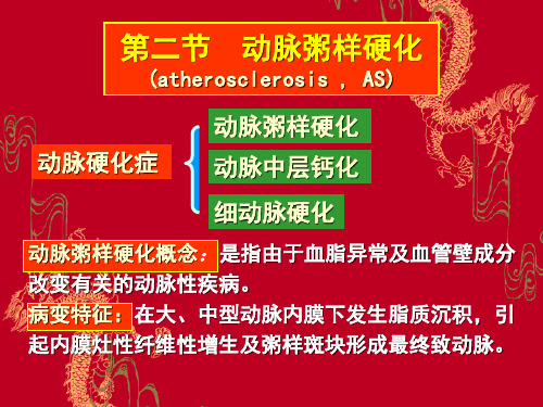 病理学课件动脉粥样硬化