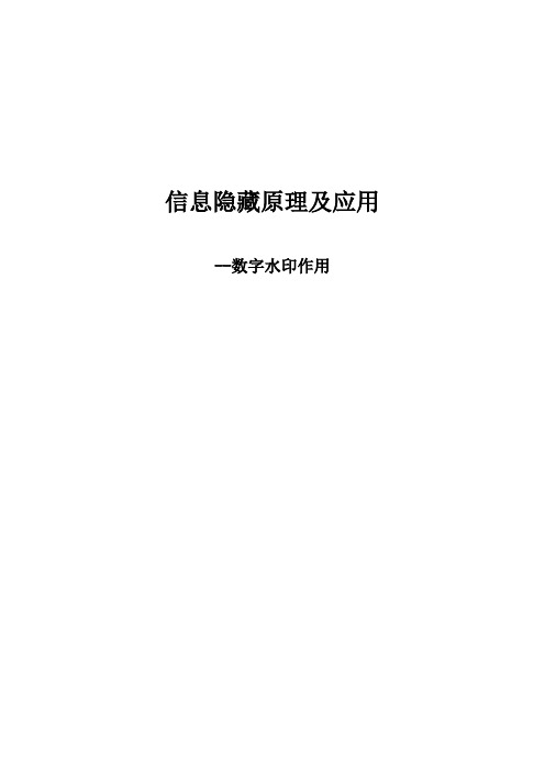 信息隐藏