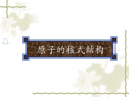 原子的核式结构PPT课件2 人教课标版