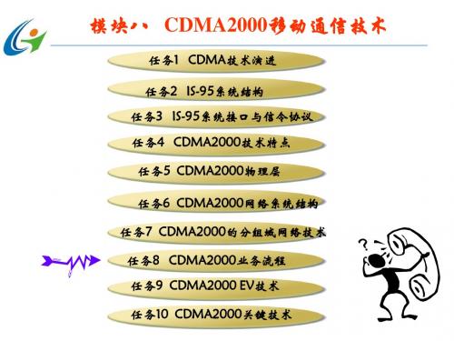 第三代移动通信技术模块8任务8   CDMA2000业务流程
