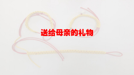 优质课一等奖小学综合实践《奇妙的绳结：平结手链》 (1)