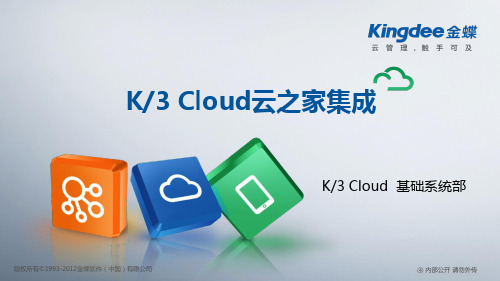 金蝶云K3Cloud云之家集成