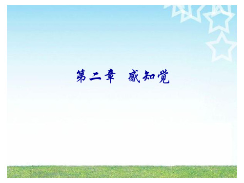 第二章 感知觉--1
