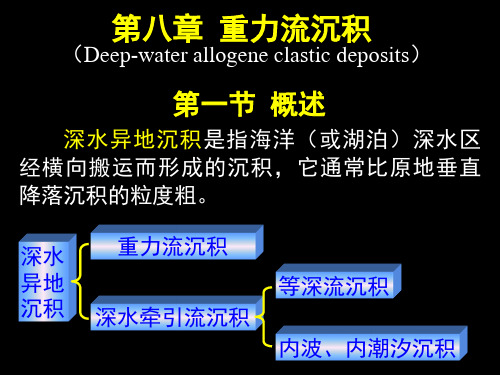 课件8章(重力流沉积)