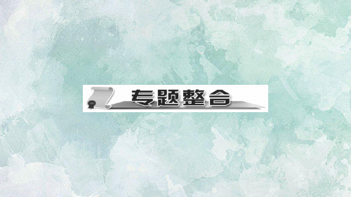 秋人教部编版八年级上册历史习题课件：第五单元 从国共合作到国共对峙 专题整合(共15张PPT)